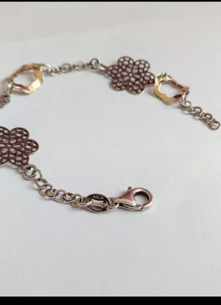 Bracciale in Argento 925 Motivo Floreale