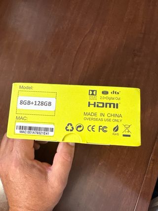 Android 14 Smart TV Box 8K  capacidad 8+128g