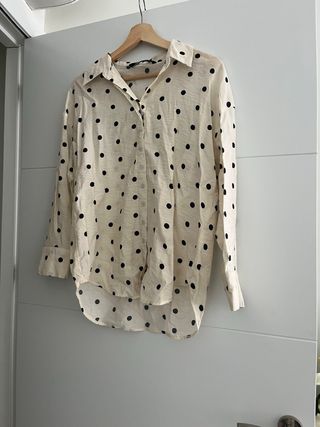 Blusa Zara lunares XS