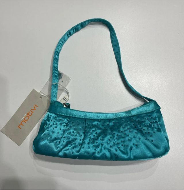 Mini Pochette Motivi Turchese