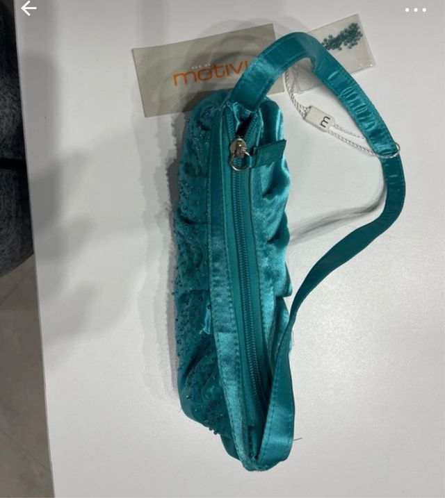 Mini Pochette Motivi Turchese