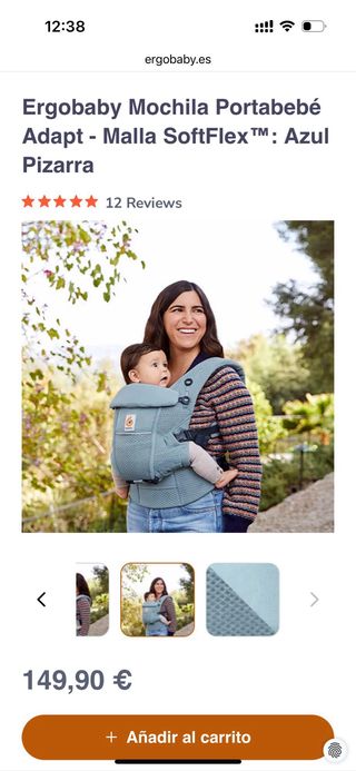 Portabebes mochila ergobaby