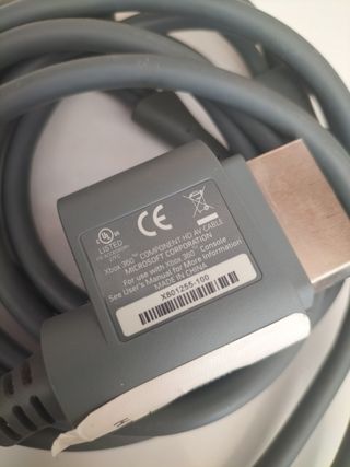 Xbox 360: Cable AV Compuesto + Adaptador AC