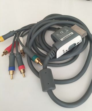 Xbox 360: Cable AV Compuesto + Adaptador AC