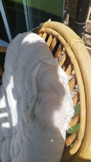 Hamaca bambú con soporte
