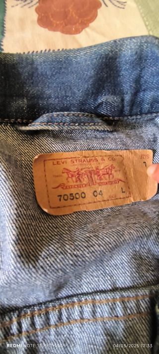 Cazadora Vaquera Levi's 70500-04 L