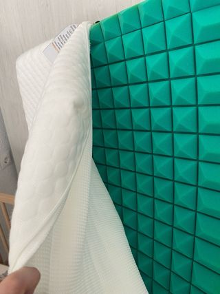 Cuna colecho con colchon de prevencion de plagioce