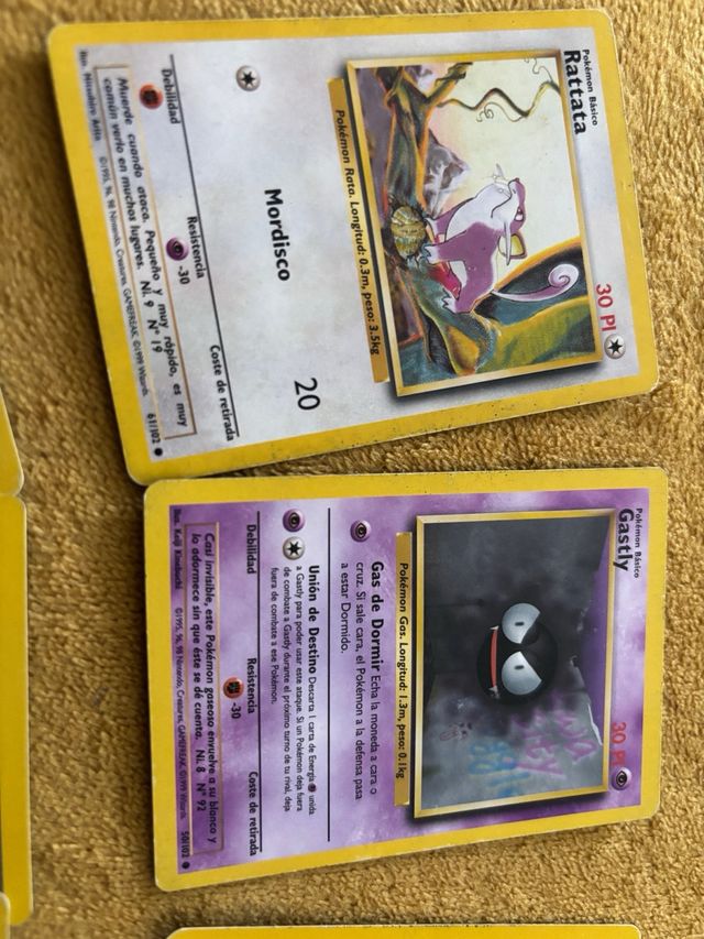 Lote cartas Pokemon Base set