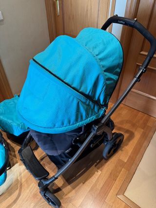 Cochecito bebé Peg Perego turquesa