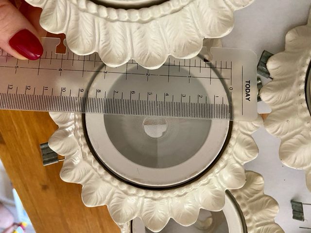 OPORTUNIDAD 5+1Focos de empotrar de latón antiguos