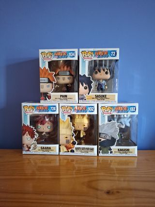 Funko pop. Naruto Shippuden.
8 euros cada figura.
