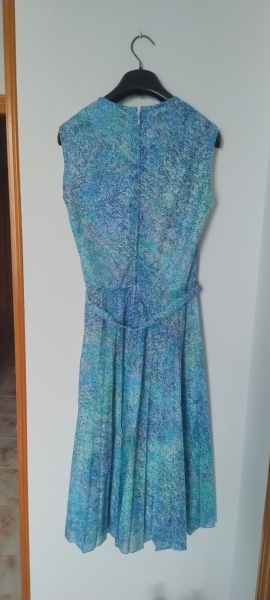 Abito vintage coordinato con giacca coprispalle 