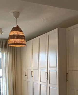 Montura para lampara techo blanco 1,8m