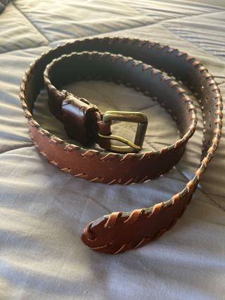 Cinturón cuero marrón - 95cm