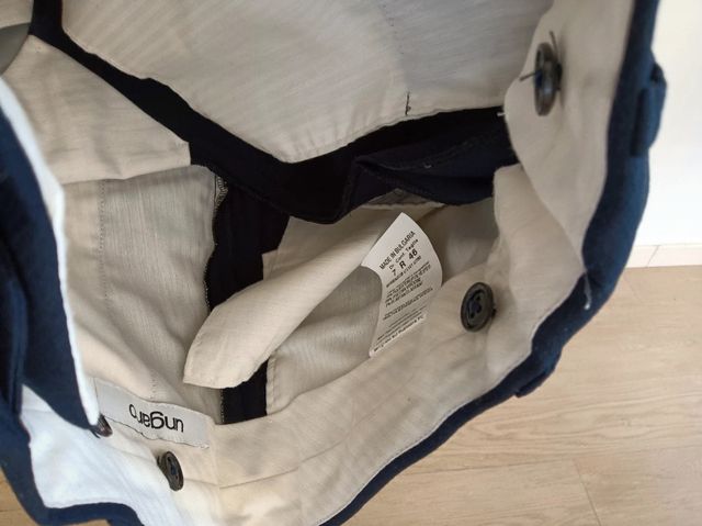 Pantalones Smoking Ungaro azul noche