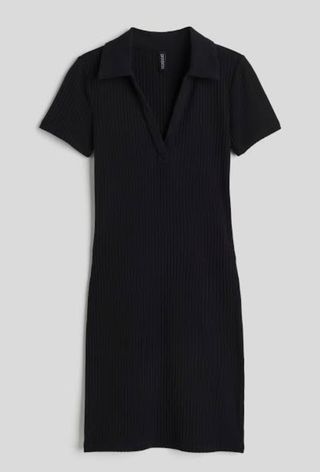 Vestido bodycon con cuello