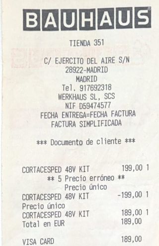 Cortacesped Powerwork P48LM35 RecortabordesP24ST25