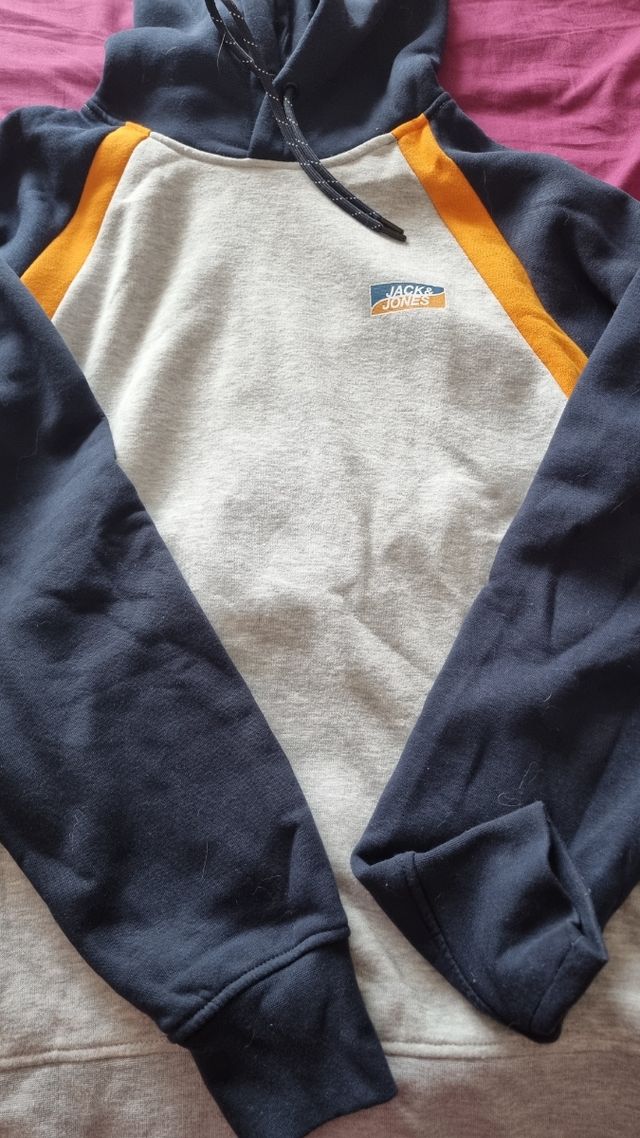 Sudadera Jack & Jones gris-azul