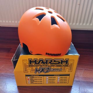 Casco patinete Harsh naranja S