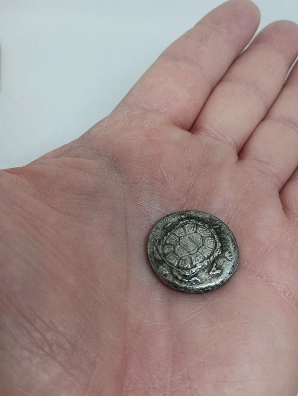 Moneta Antica Grecia Statere Aegina (riproduzione)