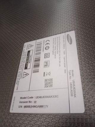 TV Samsung 48" Negro