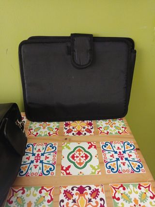 Maletín Piel Negro Ejecutivo