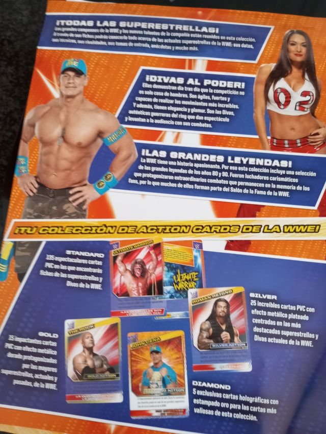 Álbum WWE Action Cards Panini