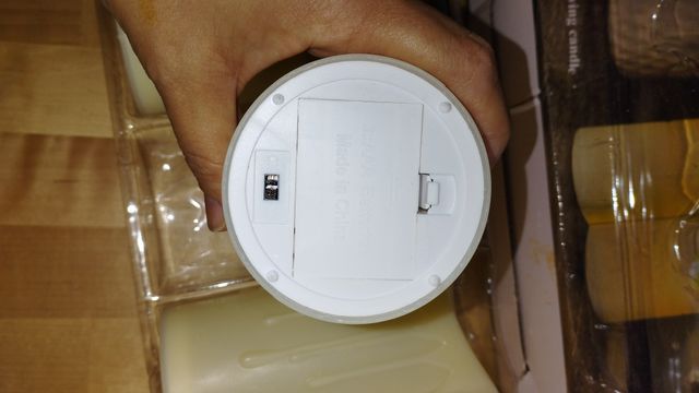 Juego de 3 velas con mando