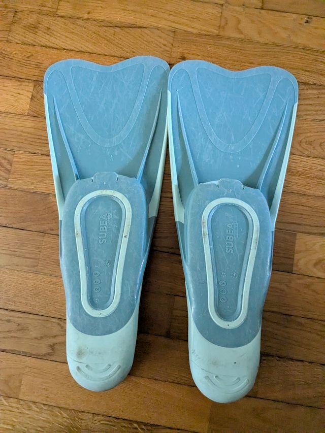 Pinne Subea Decathlon - Usate nr 42/43