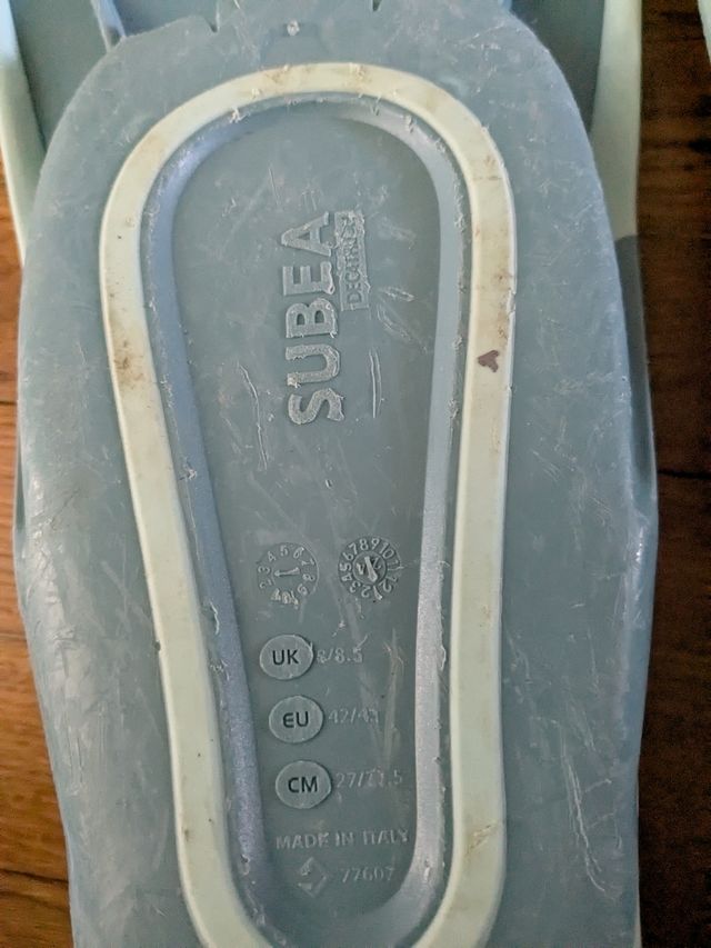 Pinne Subea Decathlon - Usate nr 42/43
