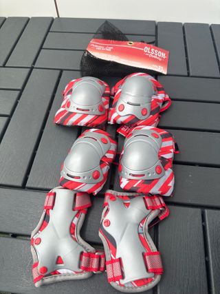 Protecciones patinaje Olsson Brothers. Talla XS. 