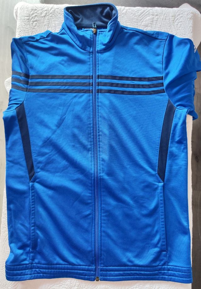 Sudadera Adidas original azul hombre