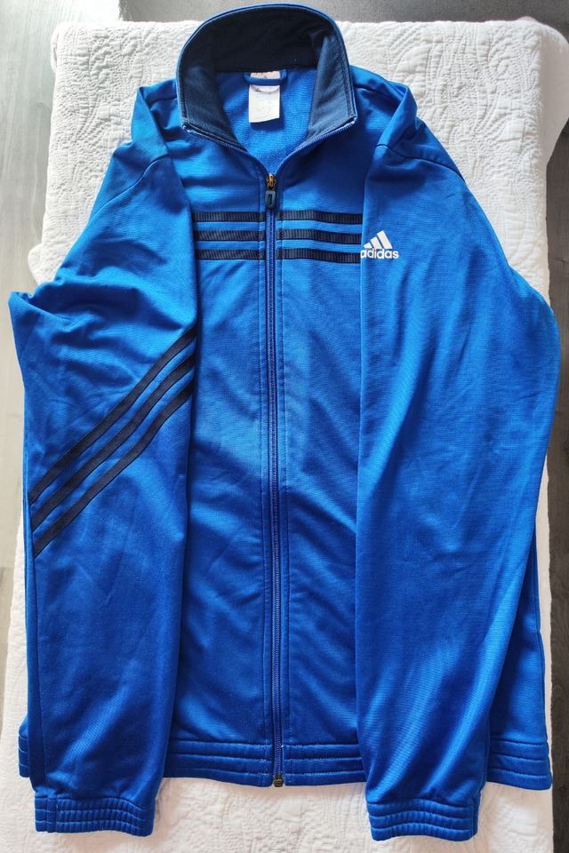 Sudadera Adidas original azul hombre