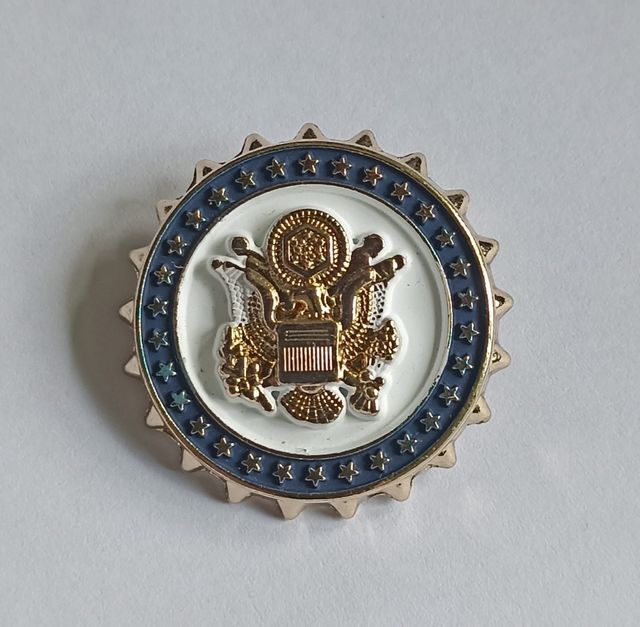 Antiguo Pin Broche Ejército EEUU