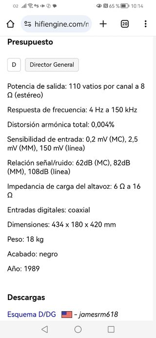 Denon PMA-890D amplificador