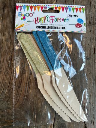 Cubiertos madera ElesGo: 18 piezas