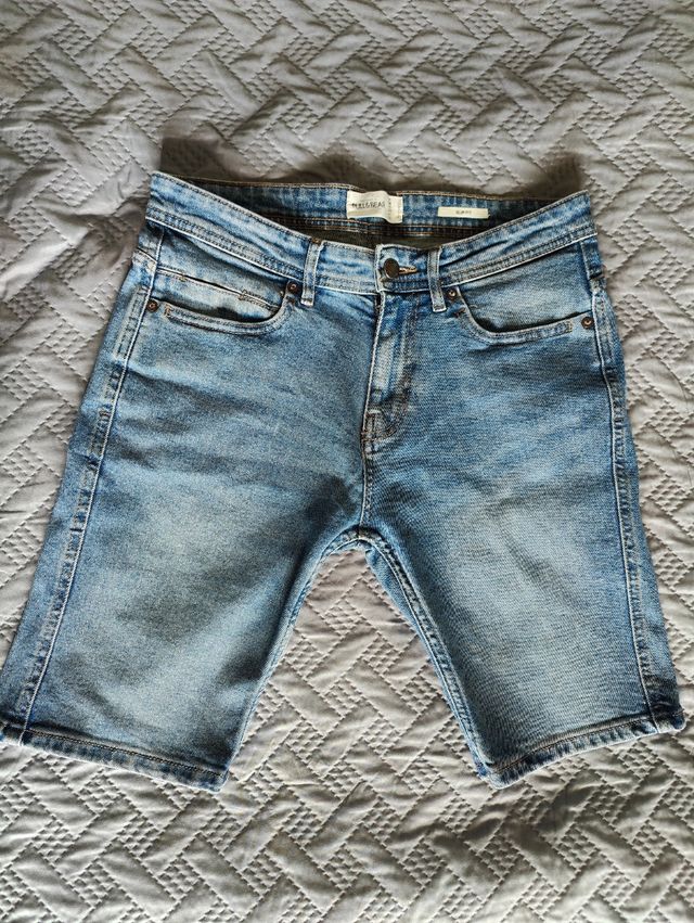 Bermuda vaquera, Slim y talla 38