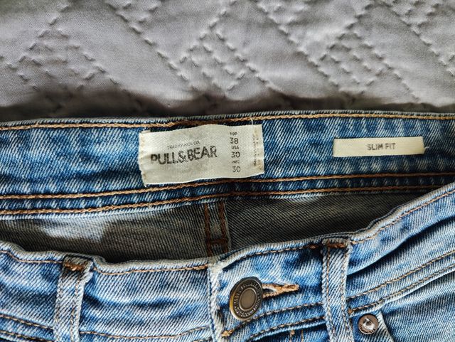 Bermuda vaquera, Slim y talla 38