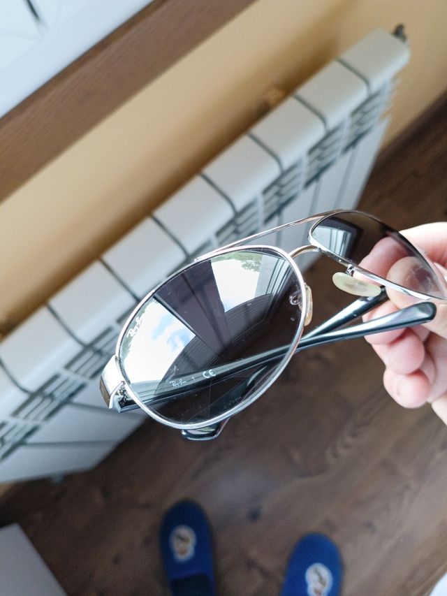 Ray-Ban Gafas Sol Mujer Plata