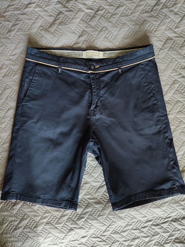 Pantalón corto chino, Slim y  talla 38