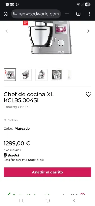 Kenwood Cooking Chef XL - KCL 95.004 si