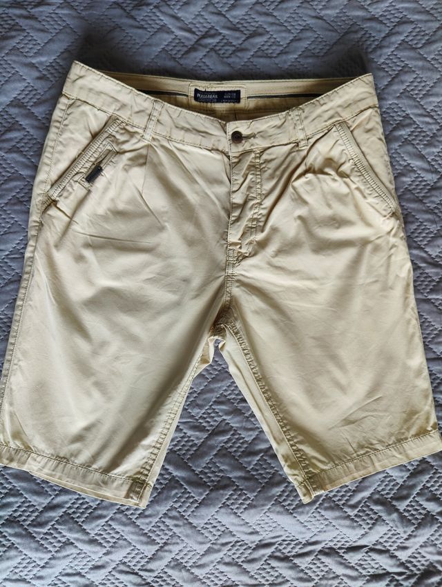 Shorts Pull&Bear beige - Talla 38