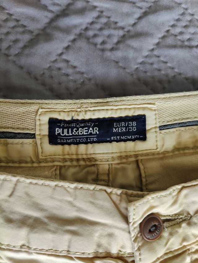 Shorts Pull&Bear beige - Talla 38