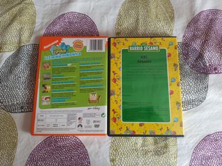 Dvd de Barrio Sésamo y de Bob Esponja