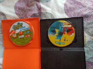 Dvd de Barrio Sésamo y de Bob Esponja