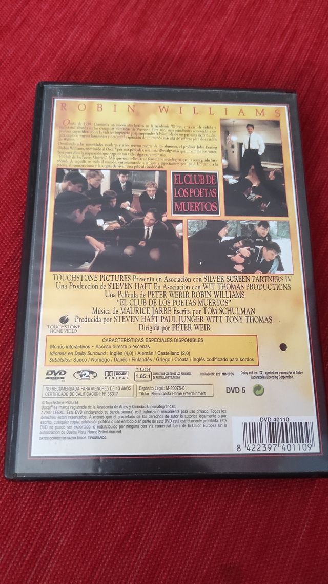 DVD Antes y Después