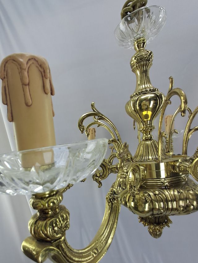 LÁMPARA TECHO VINTAGE BRONCE- PABLO REY BAUTISTA