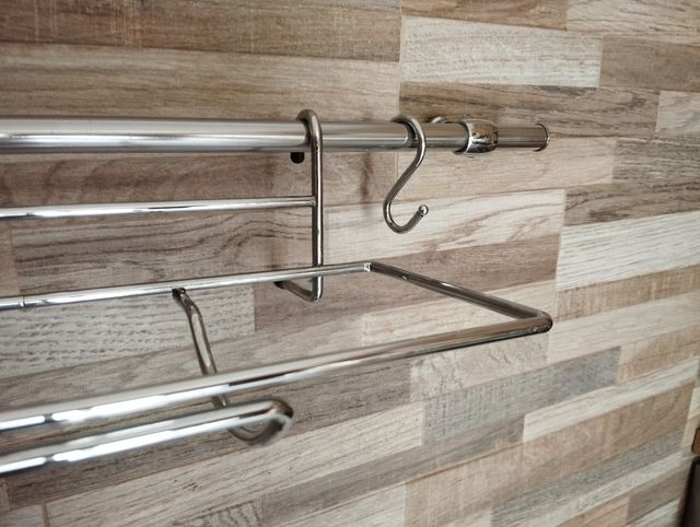 Porta rotolo carta cucina utensili cm 60 parete