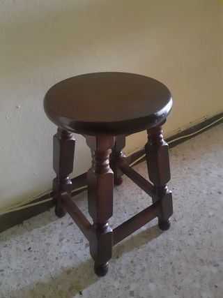 Taburete madera