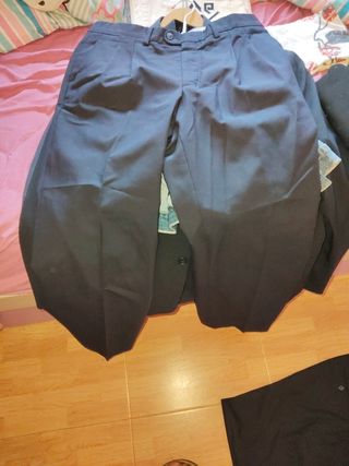 Pantalones traje negro